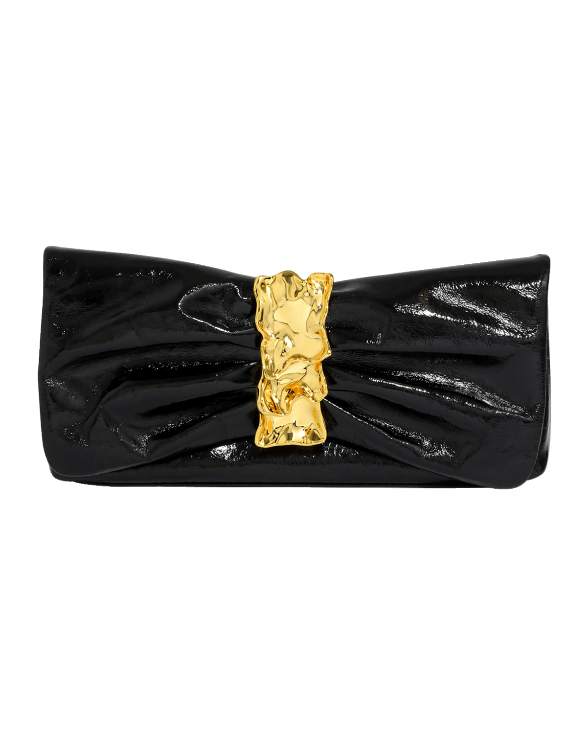 Alexis Bittar Ruched Metal Convertible Shoulder Bag
