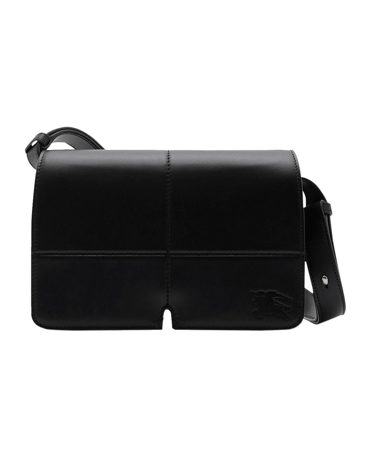 Burberry Snip Flap Leather Shoulder Bag