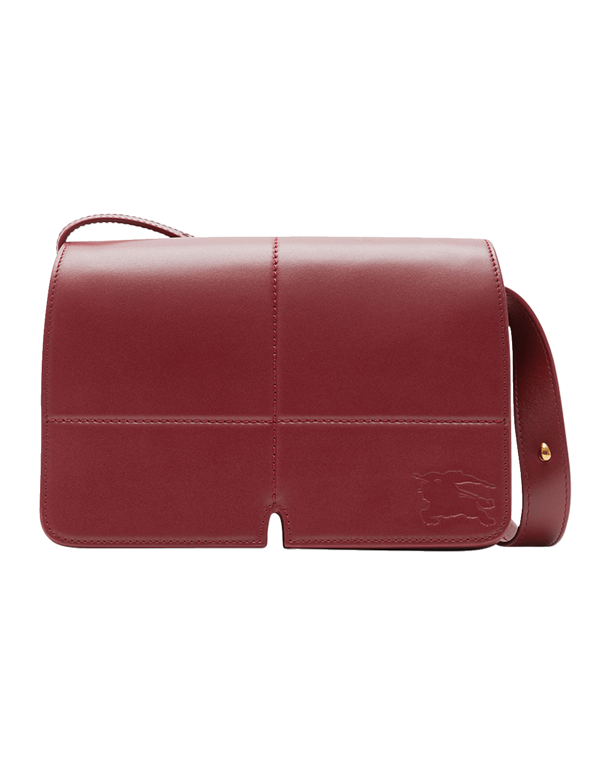 Burberry Snip Geometric Leather Shoulder Bag