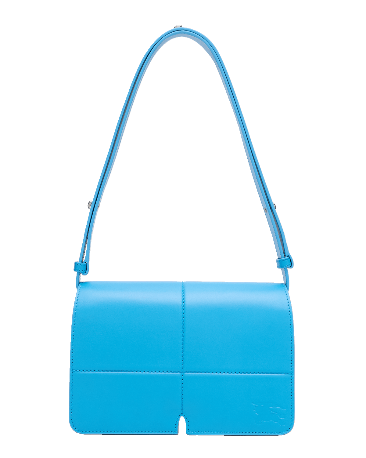 Burberry Snip Flap Leather Shoulder Bag