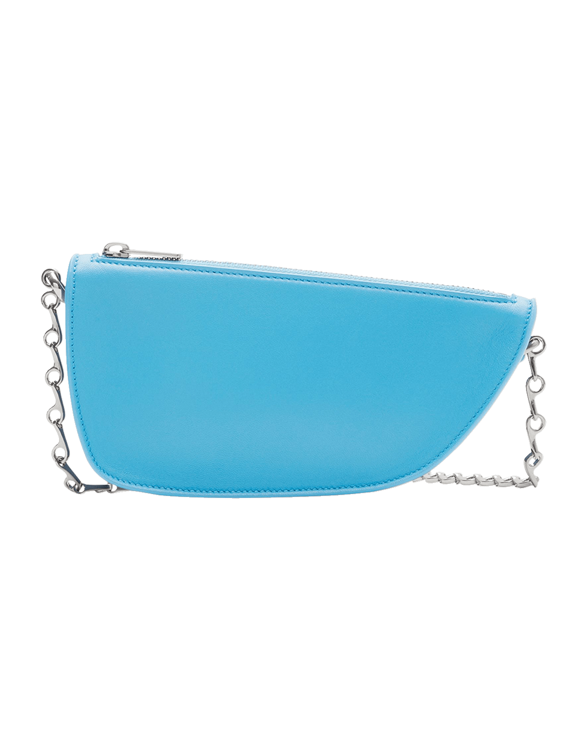 Burberry Shield Micro Zip Leather Shoulder Bag