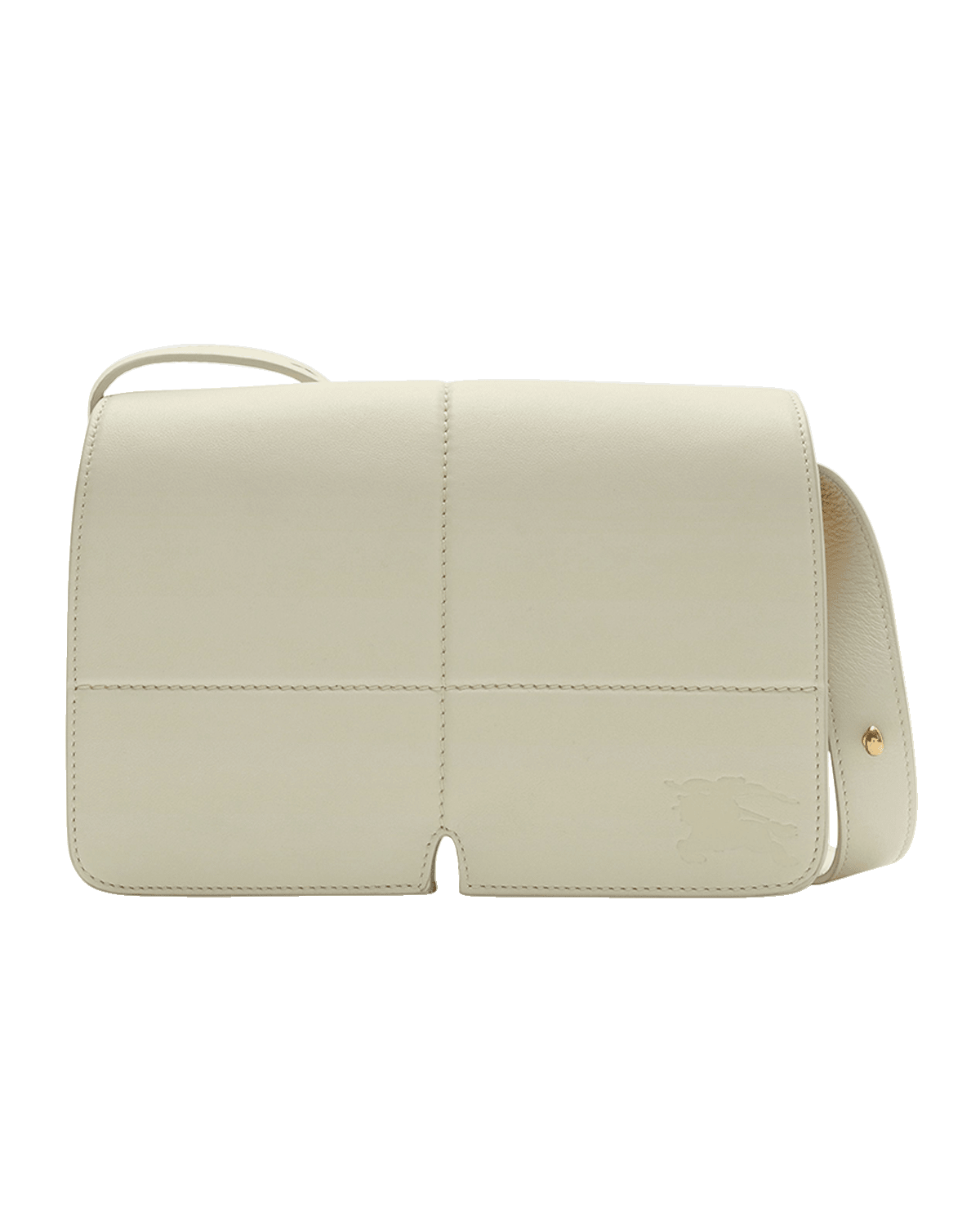 Burberry Snip Flap Leather Shoulder Bag