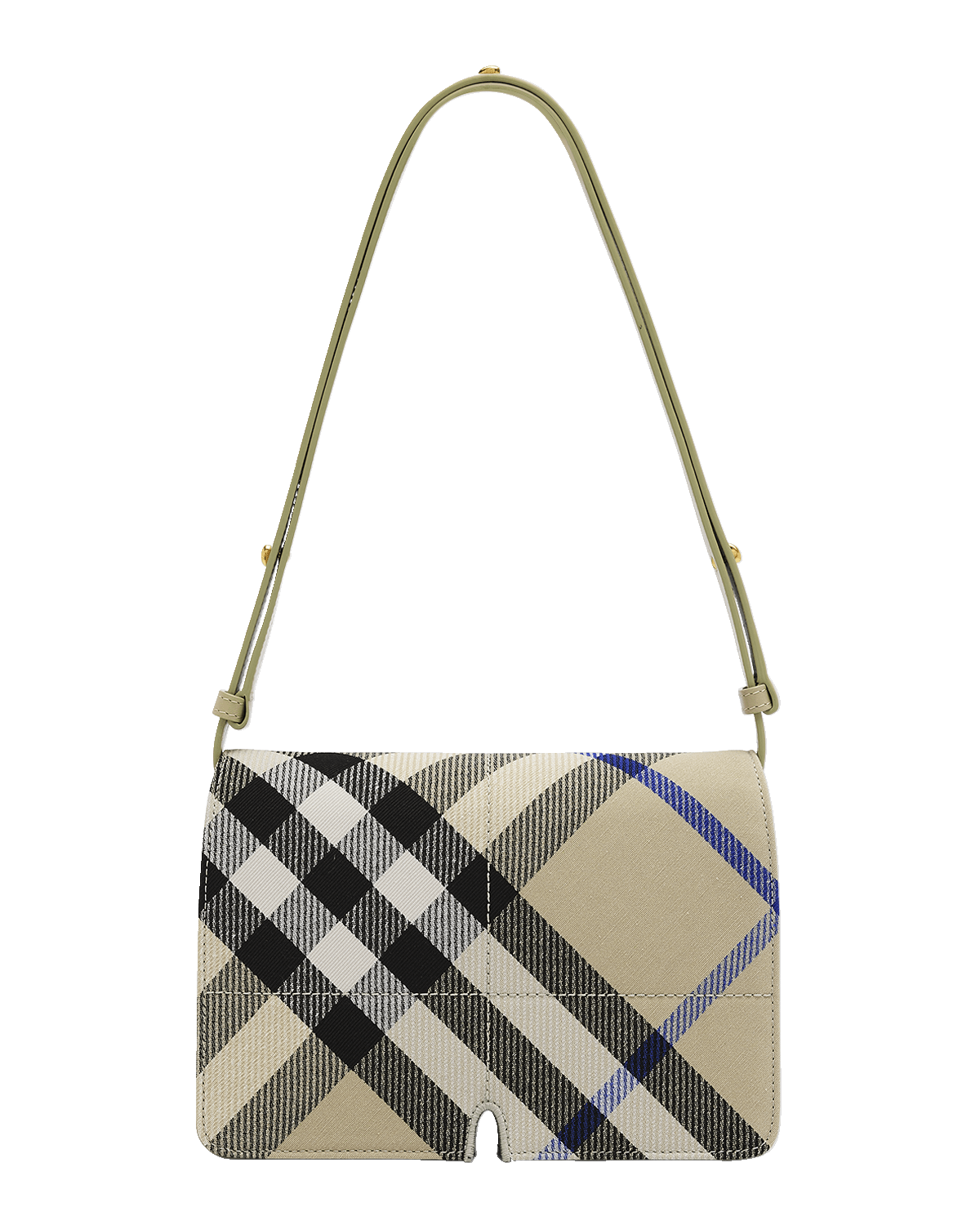 Burberry Snip Check Jacquard Shoulder Bag