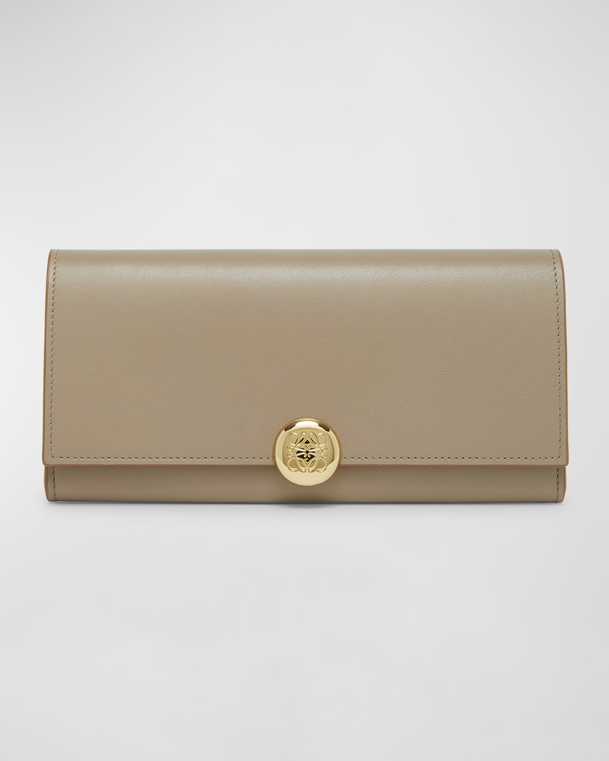 Loewe Pebble Leather Continental Wallet