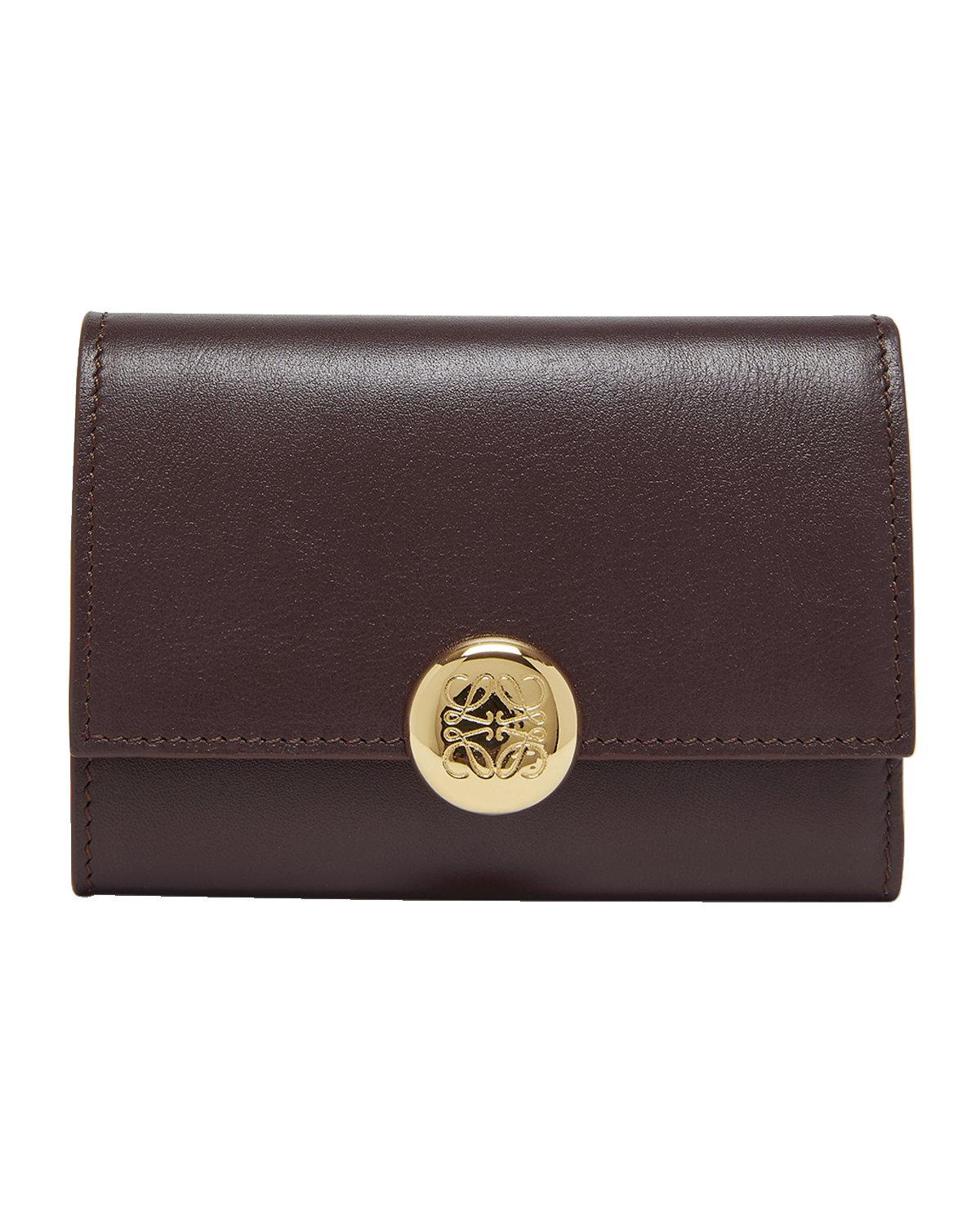 Loewe Small Pebble Leather Trifold Wallet