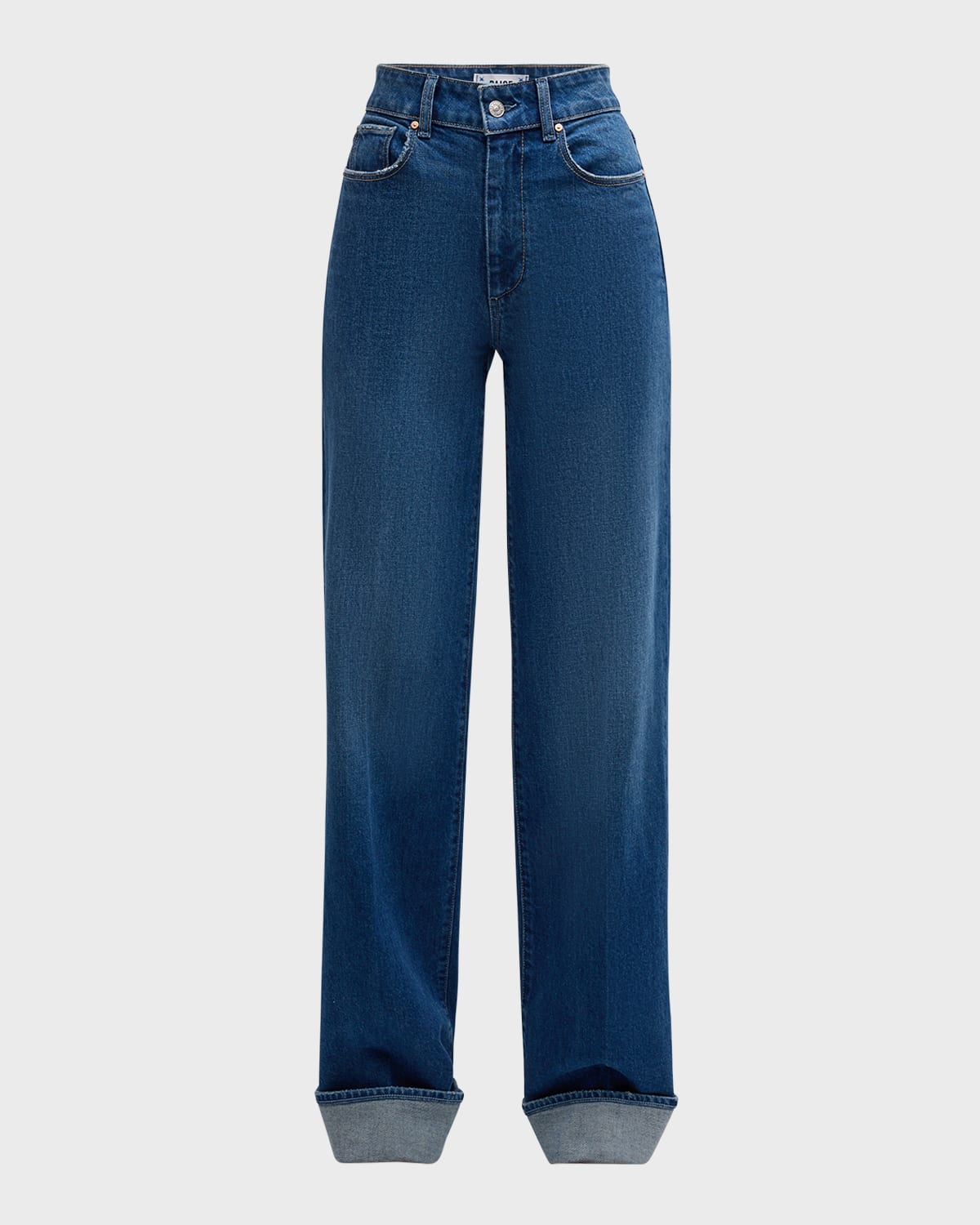PAIGE Sasha Wide-Cuff Jeans