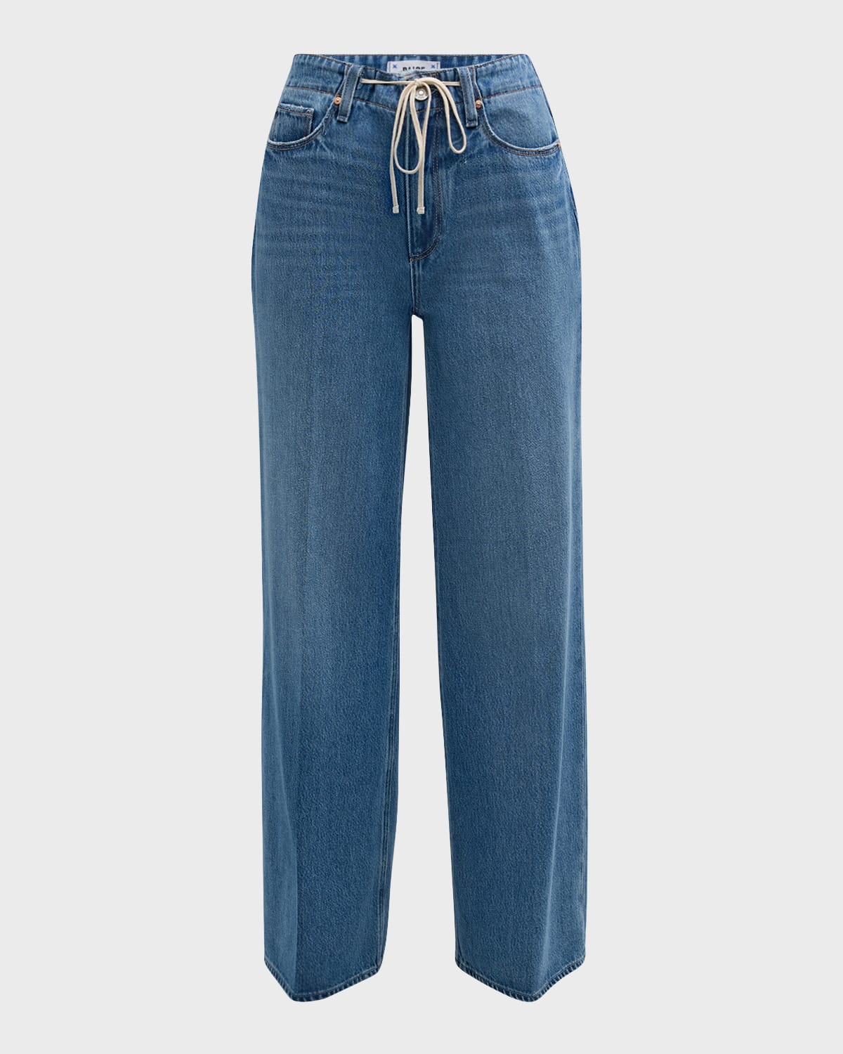 PAIGE Zoey Drawstring Wide-Leg Jeans