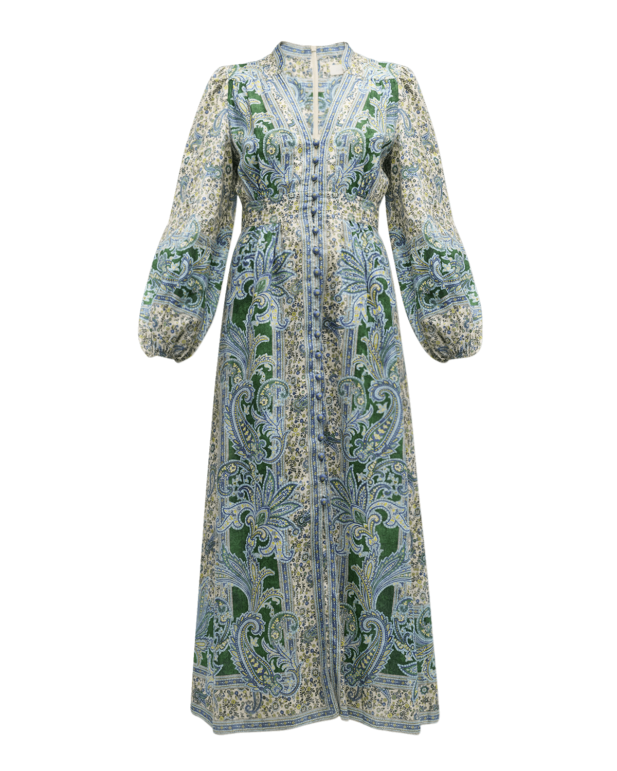 Zimmermann Ottie Plunge Midi Dress