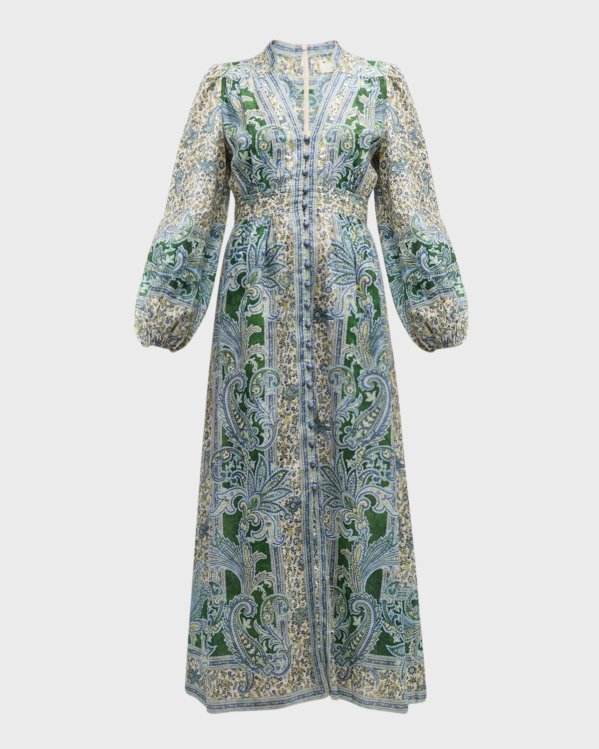 Zimmermann Ottie Plunge Midi Dress