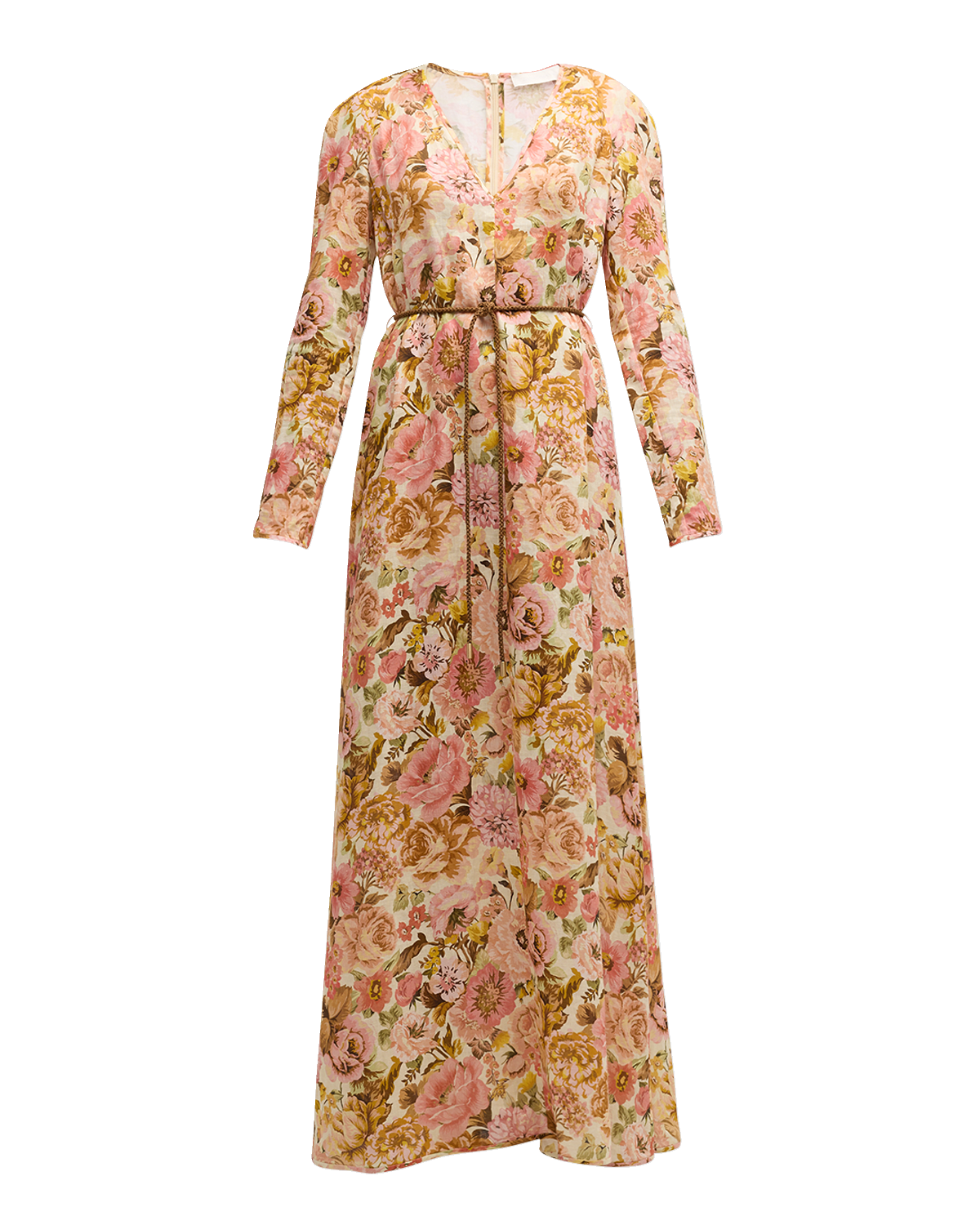 Zimmermann Golden Plunge Maxi Dress