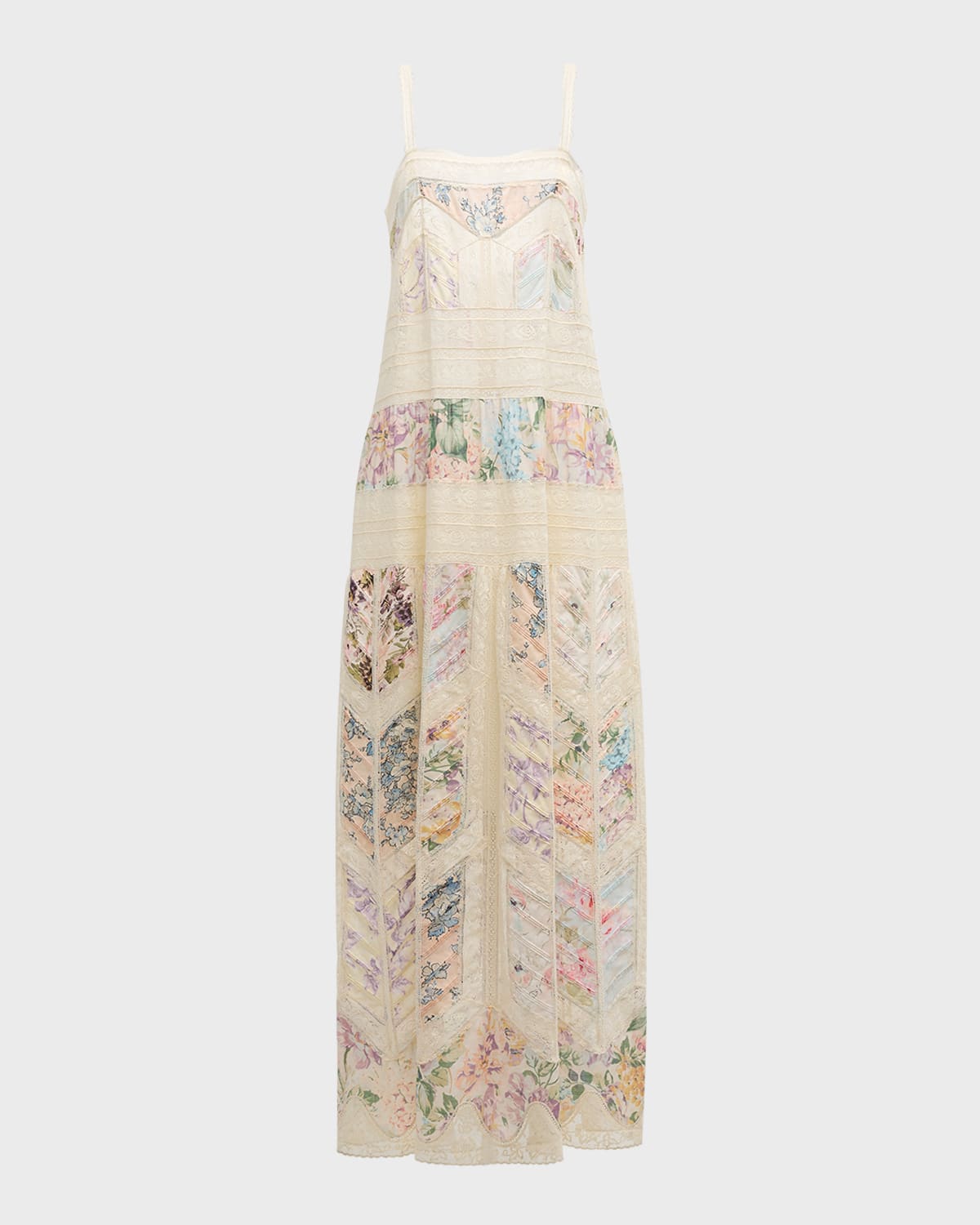 Zimmermann Halliday Lace Trim Slip Dress