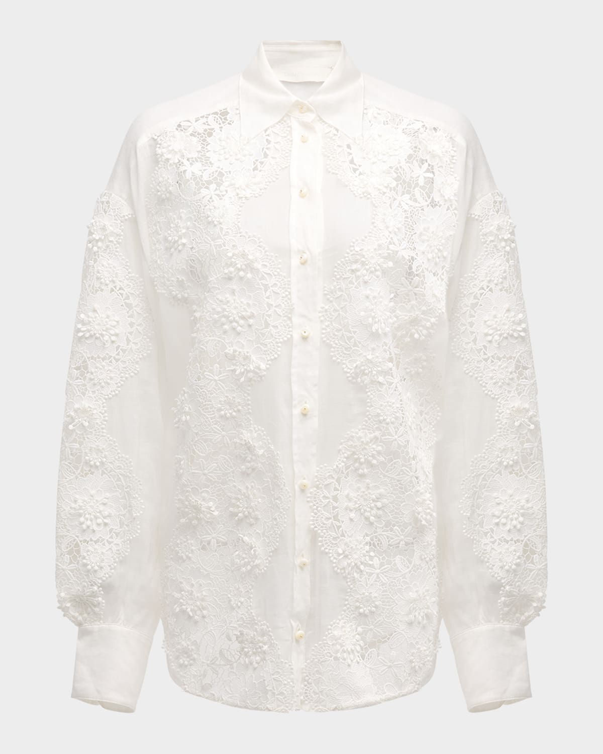 Zimmermann Halliday Lace Flower Shirt