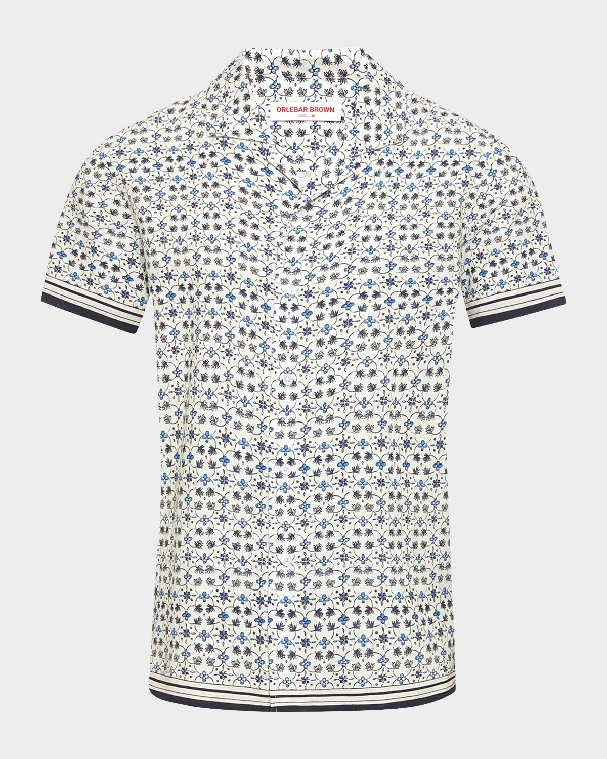 Orlebar Brown Men's Hibbert Fiore Camp Shirt