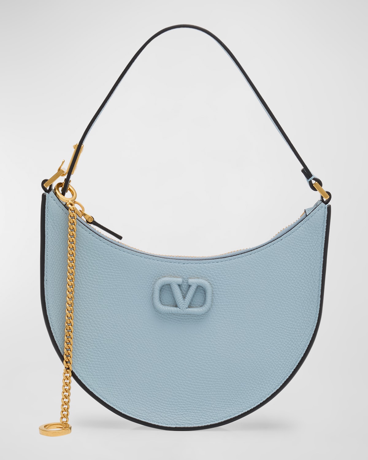 Valentino Garavani VLOGO Mini Leather Hobo Bag