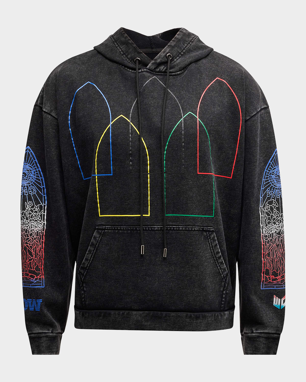 WHO DECIDES WAR Men's Intertwined Windows Hoodie