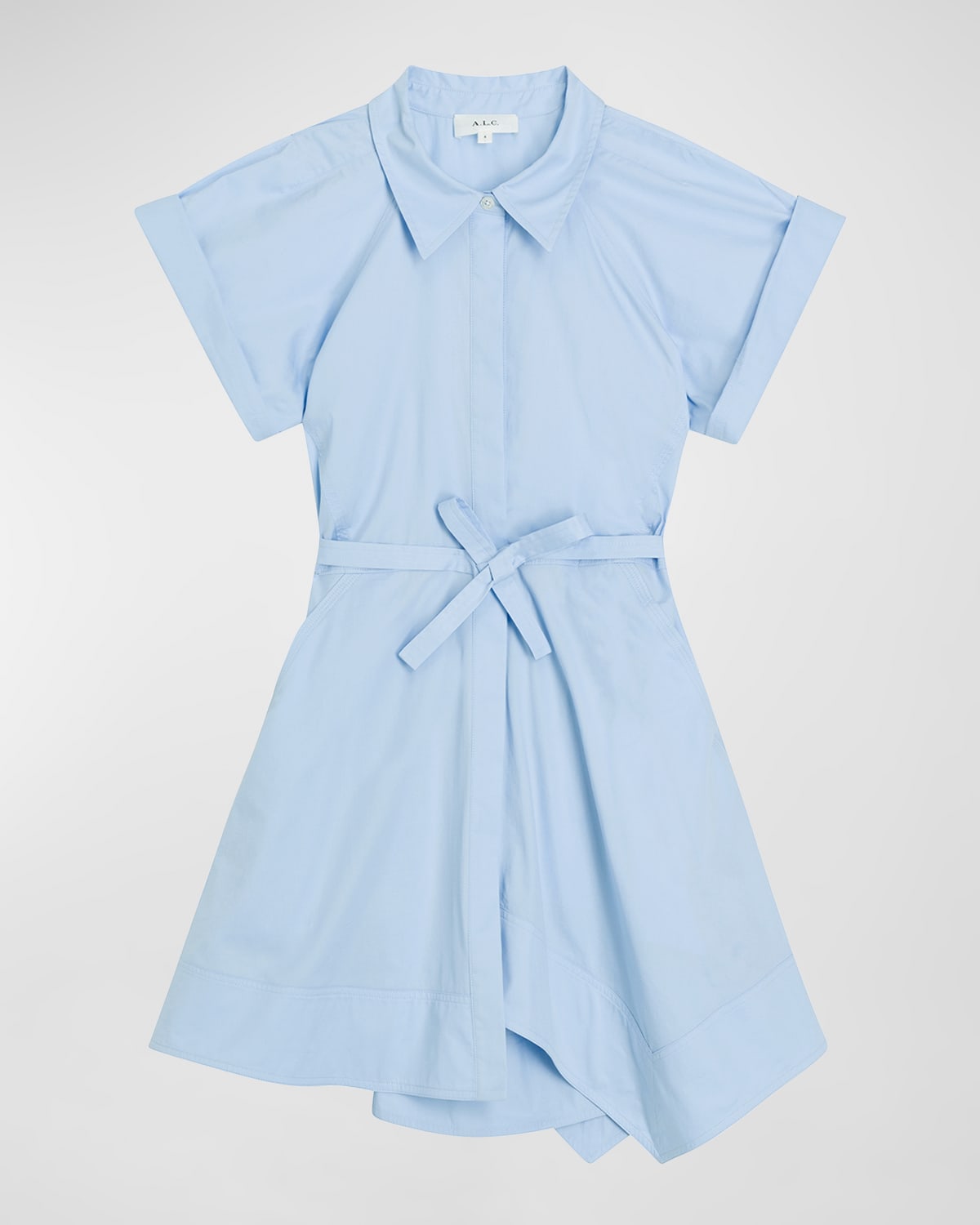 A.L.C. Julie Belted Mini Shirtdress