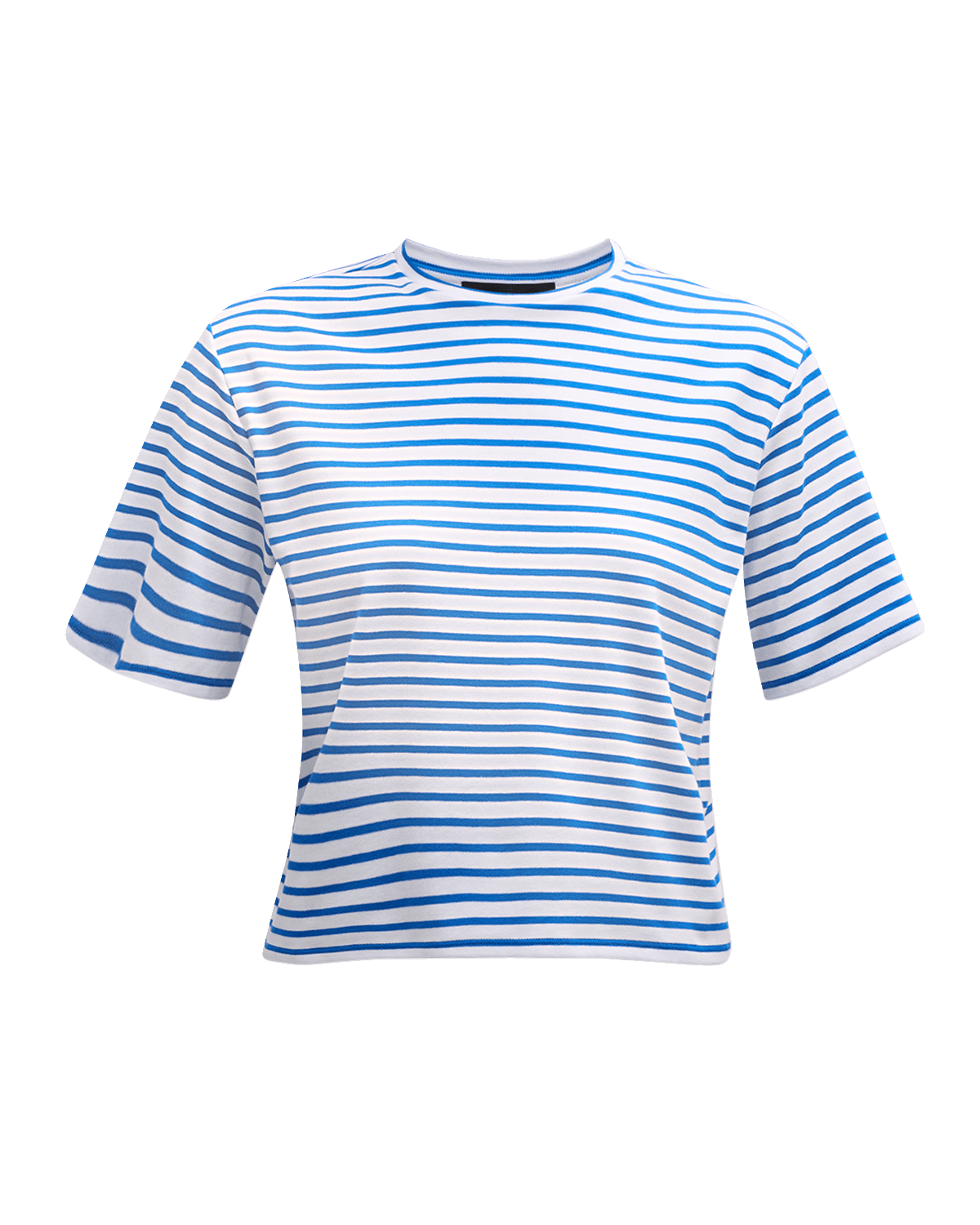 Theory Boxy Short-Sleeve Cotton Crewneck Tee