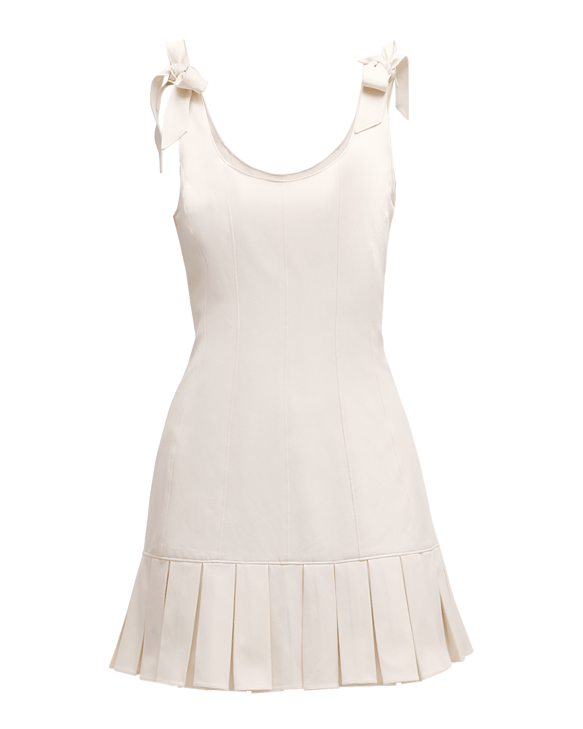 Cinq a Sept Harlyn Scoop-Neck Bow Mini Dress
