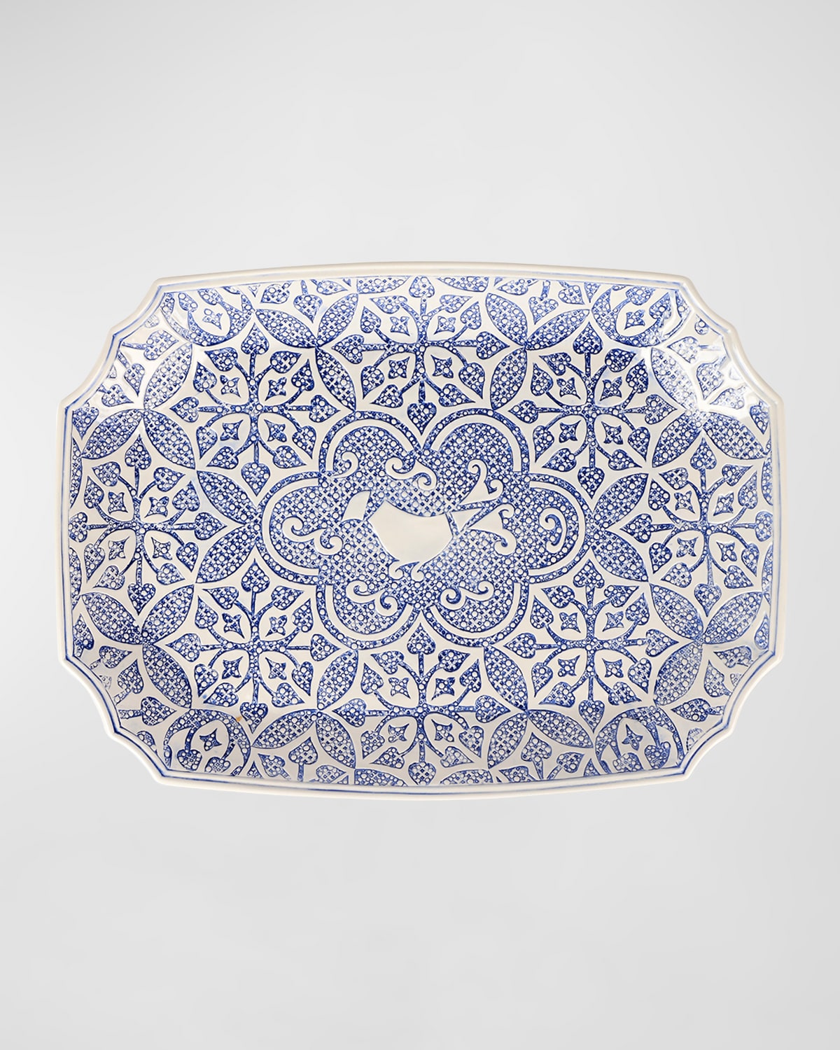 Vietri Uccello Blu Rectangular Platter