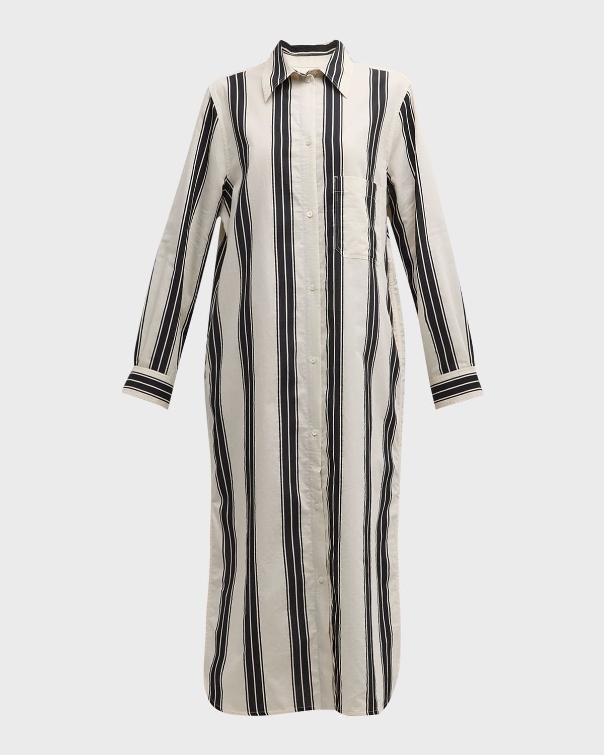 Toteme Jacquard Striped Tunic Shirtdress
