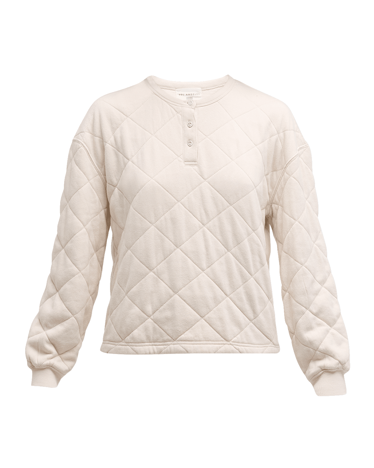 Sol Angeles Quilted Long-Sleeve Henley