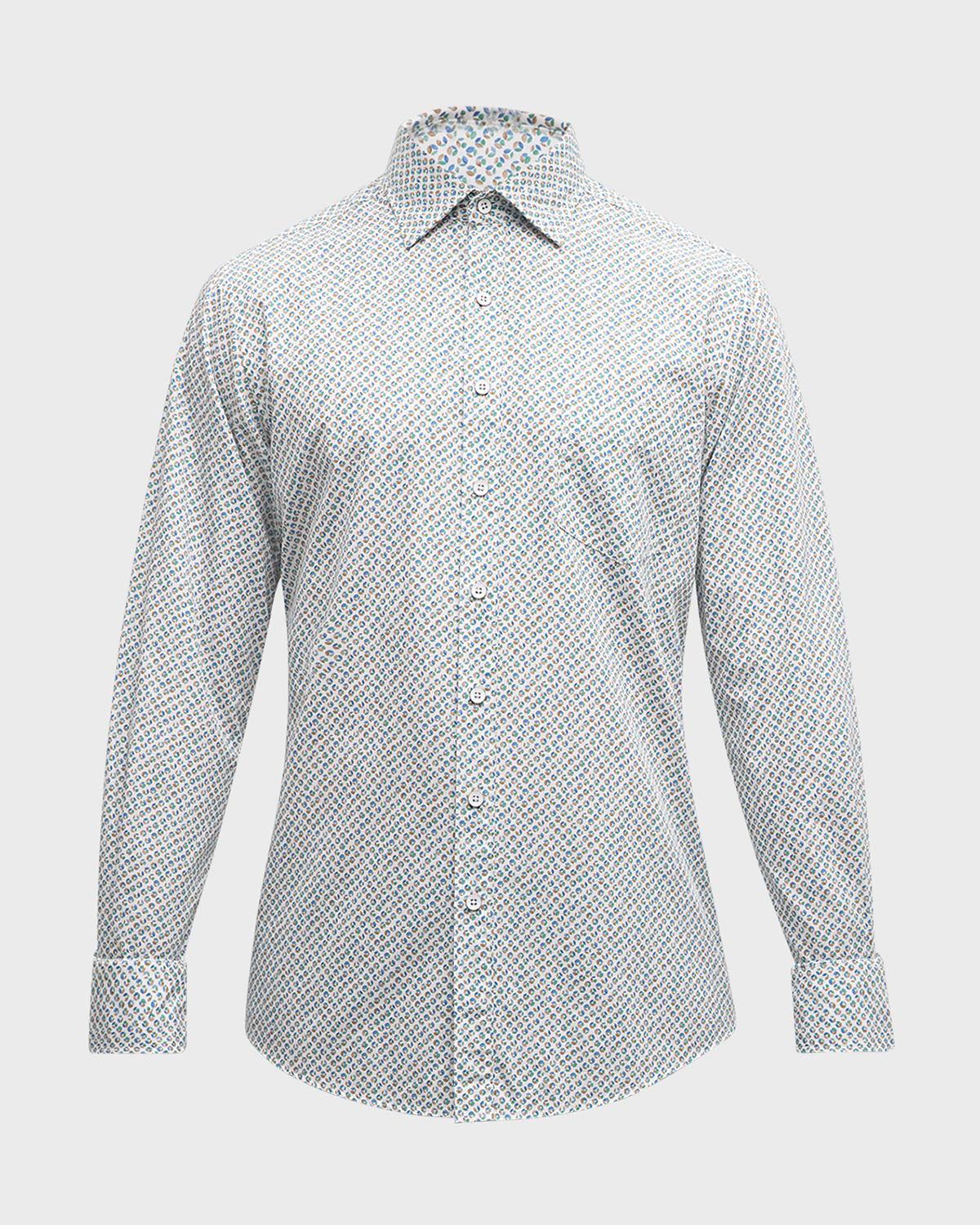 Rodd & Gunn Men's Underwood Multicolor Leaf-Print Sport Shirt