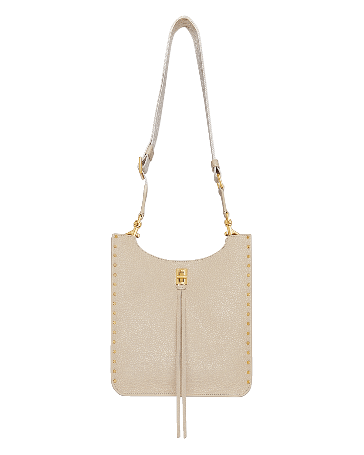 Rebecca Minkoff Darren Feed Medium Studded Leather Shoulder Bag