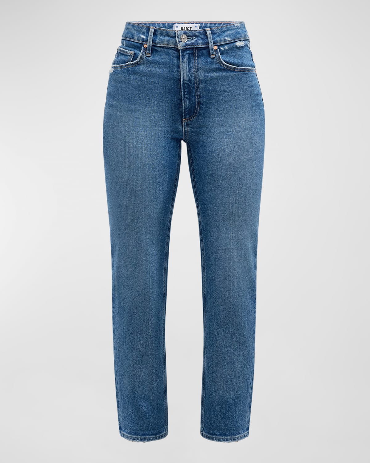 PAIGE Brigitte High-Rise Jeans with Cuff