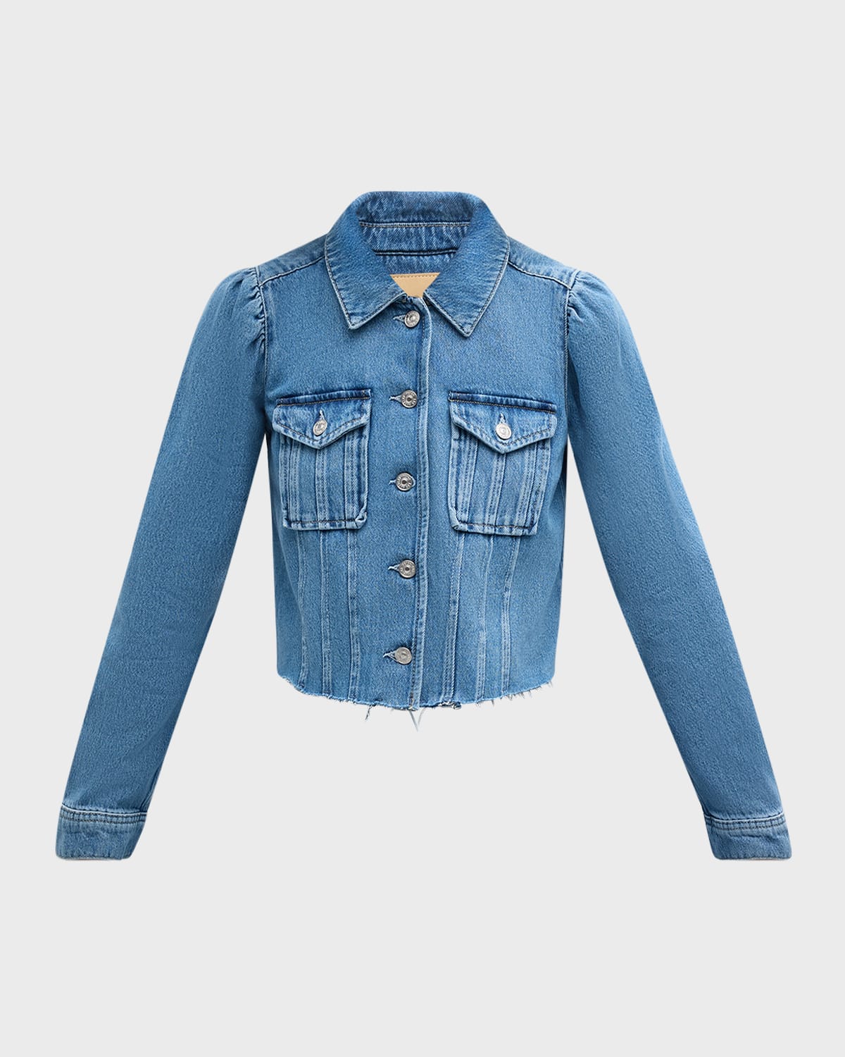 PAIGE Pacey Cropped Denim Jacket