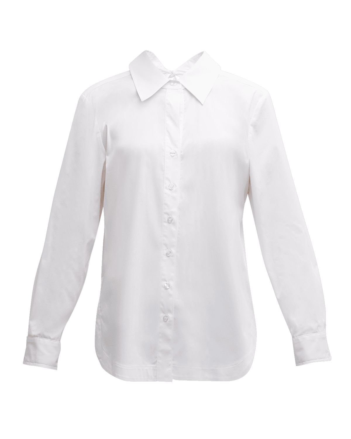 Finley Sylvie Tie-Back Silky Poplin Shirt