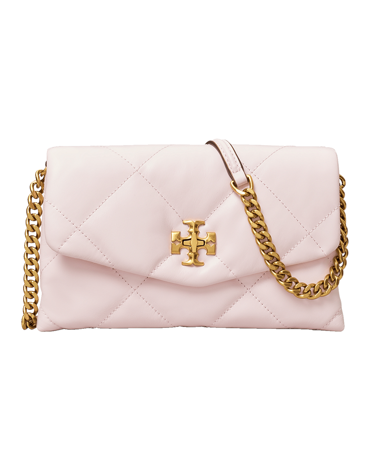 Tory Burch Kira Diamond-Quilt Chain Wallet