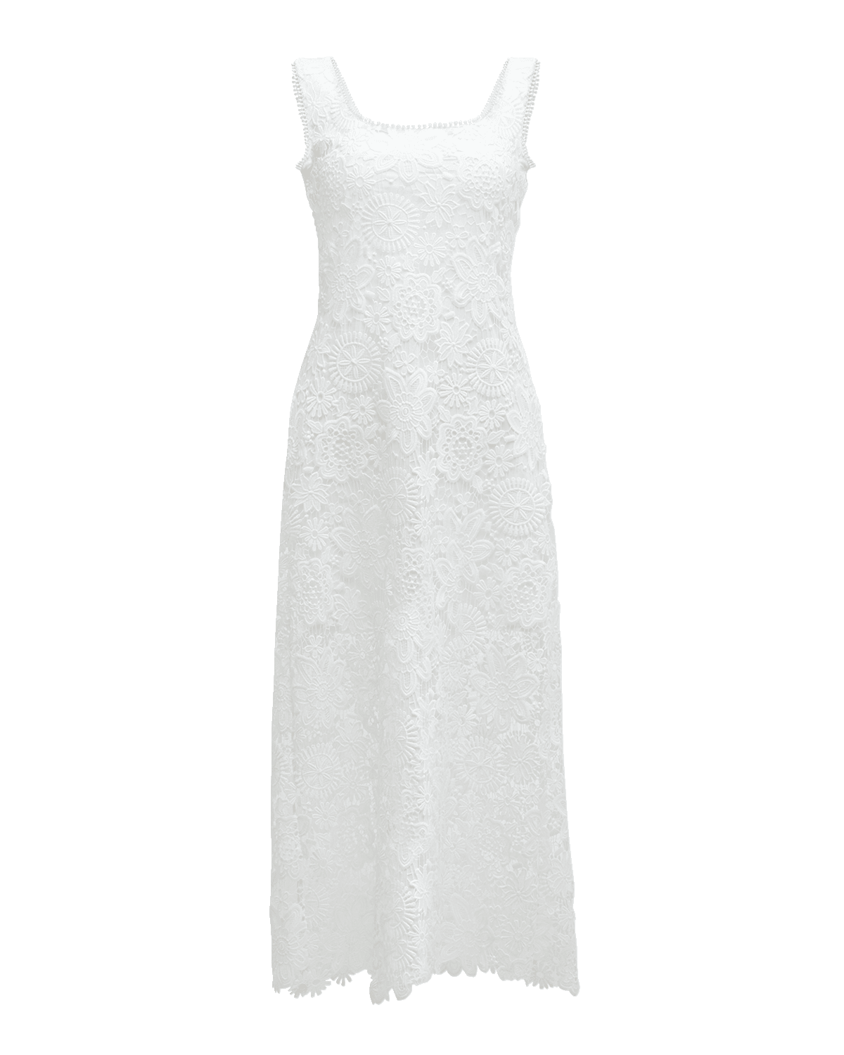 WAIMARI Kim Floral Lace Midi Dress