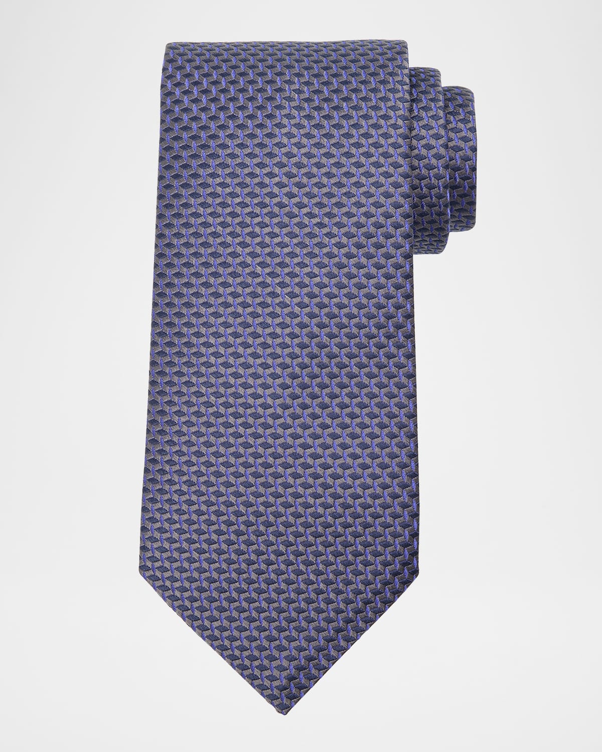 Stefano Ricci Men 's Woven Diamond Silk Tie