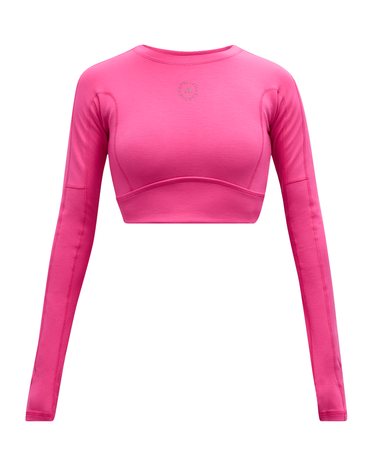 adidas by Stella McCartney TrueStrength Long-Sleeve Yoga Crop Top