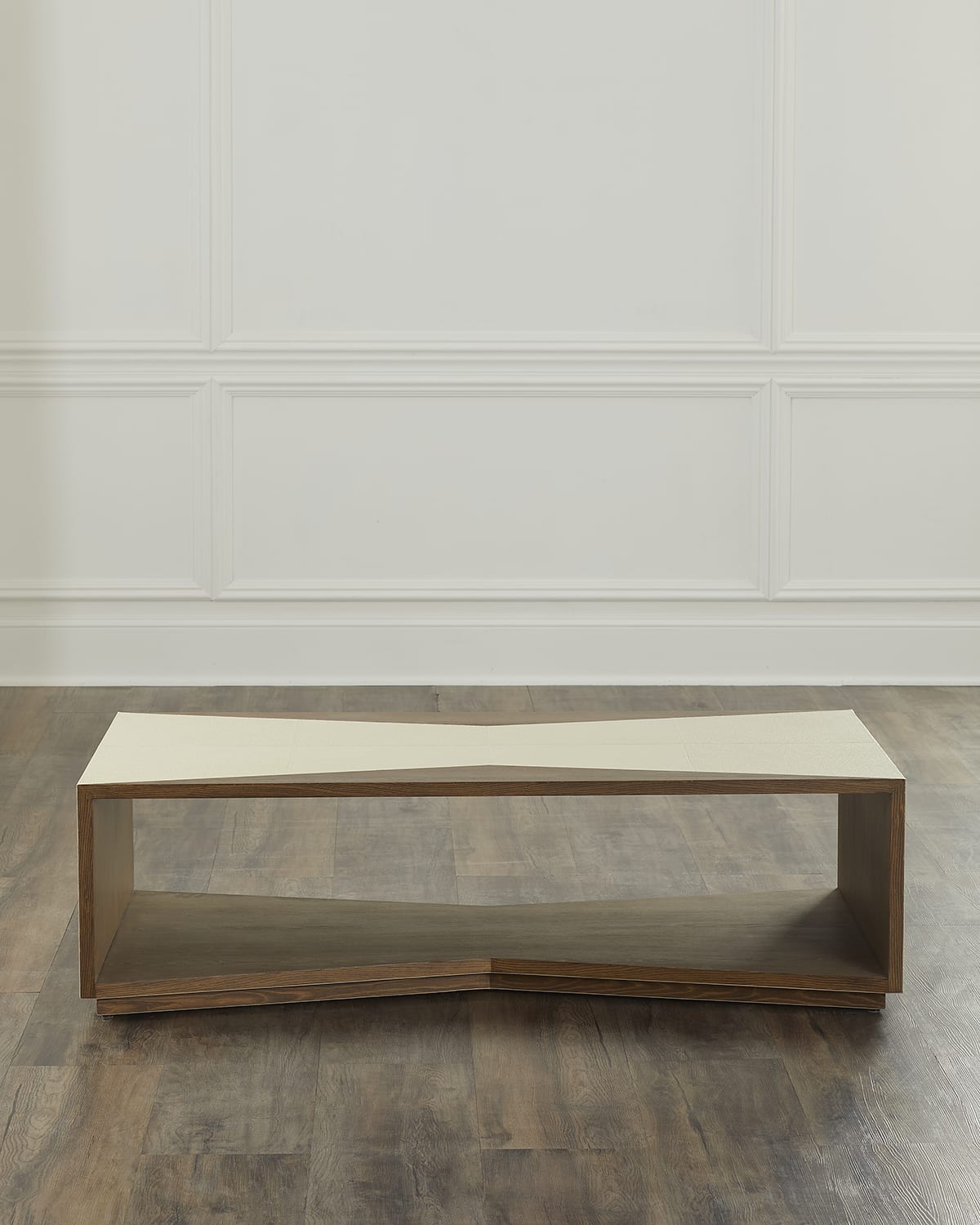 Arteriors Yuki Leather Cocktail Table