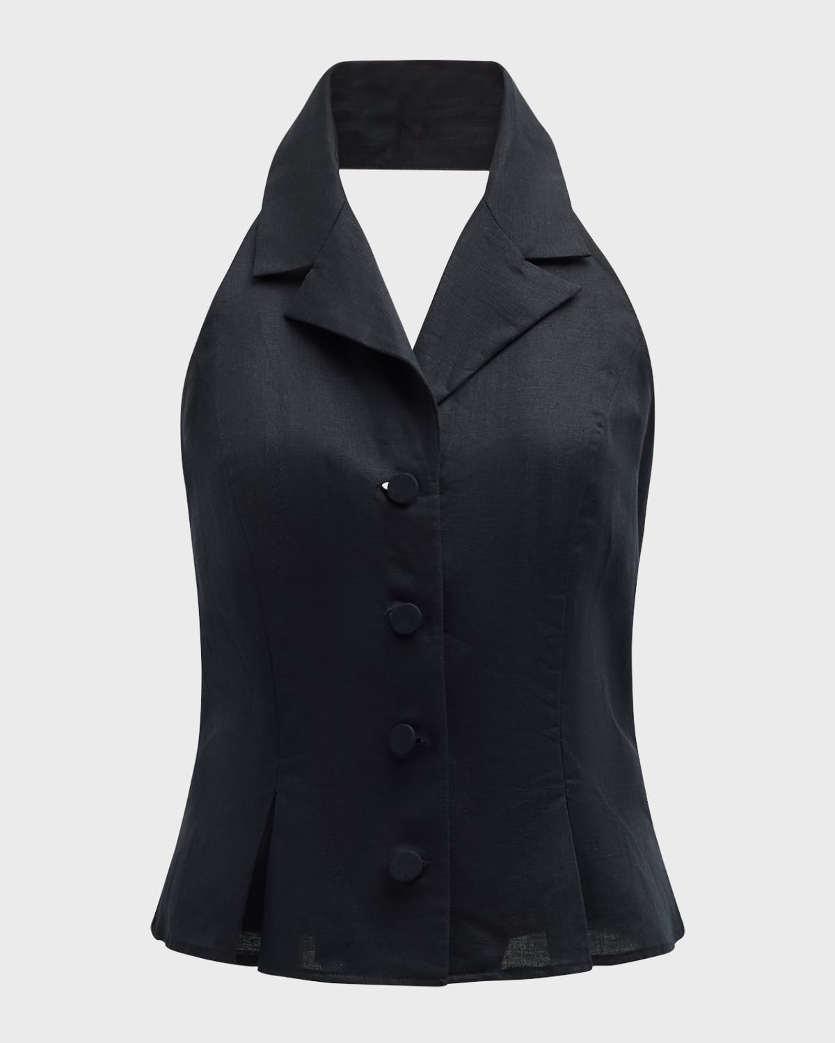 PAIGE Adria Tailored Halter Vest Top