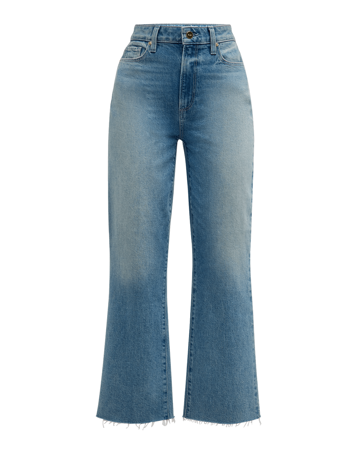 PAIGE Courtney Flare Raw Hem Jeans
