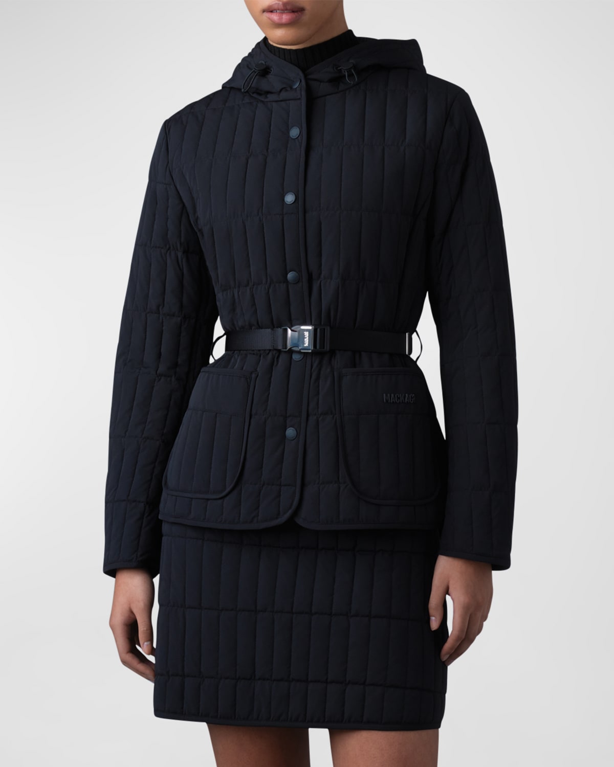 Mackage Raja Light Down Vertical Quilted Jacket