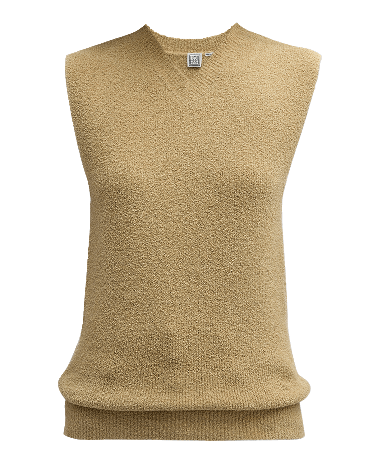 Toteme V-Neck Sleeveless Terry Knit Vest