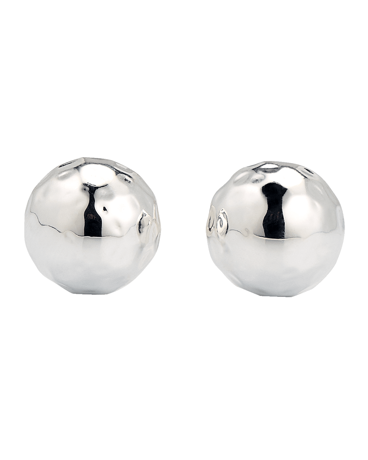 NEST Jewelry Silver Hammered Tiny Stud Earrings