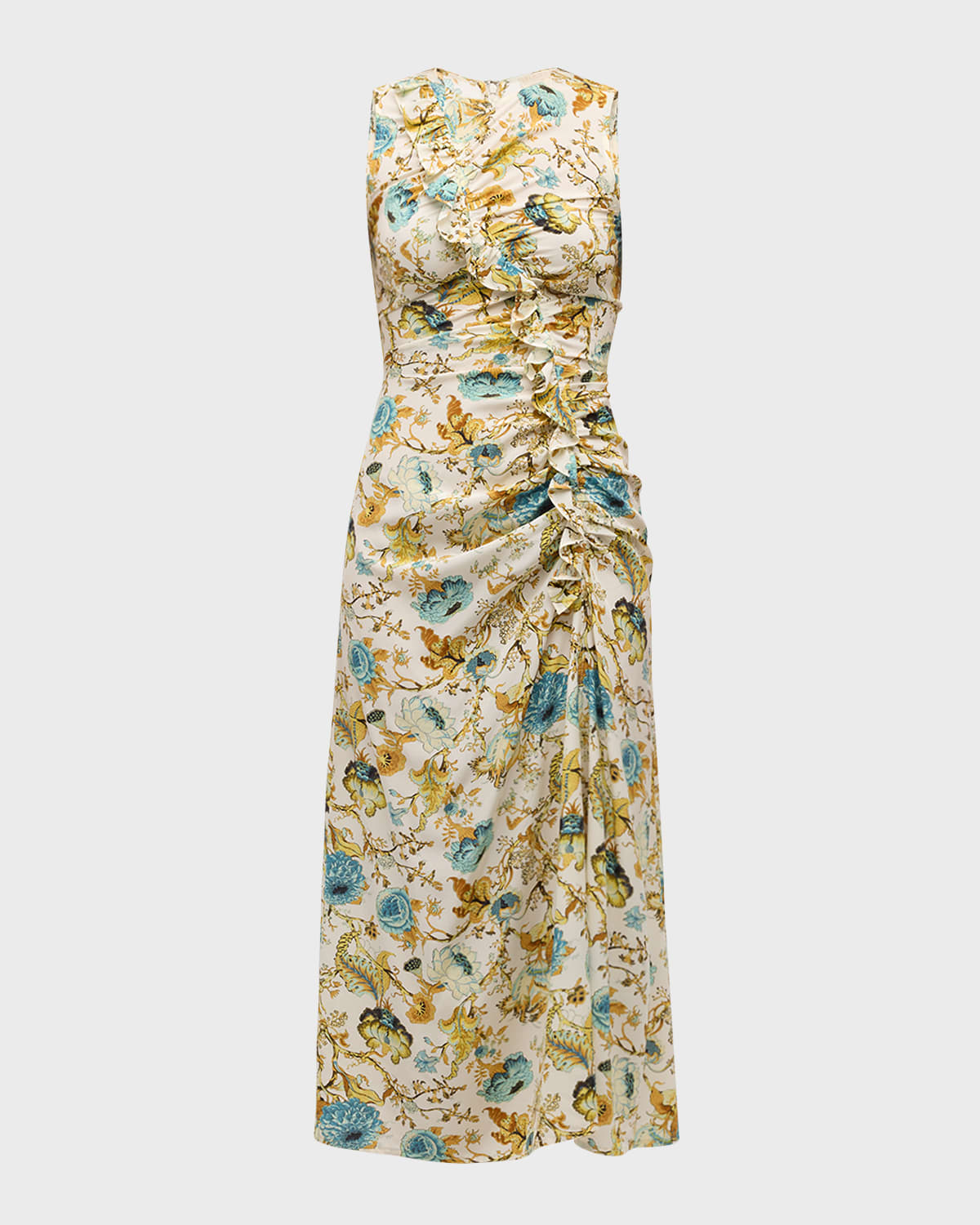 Ulla Johnson Lorna Floral Midi Dress