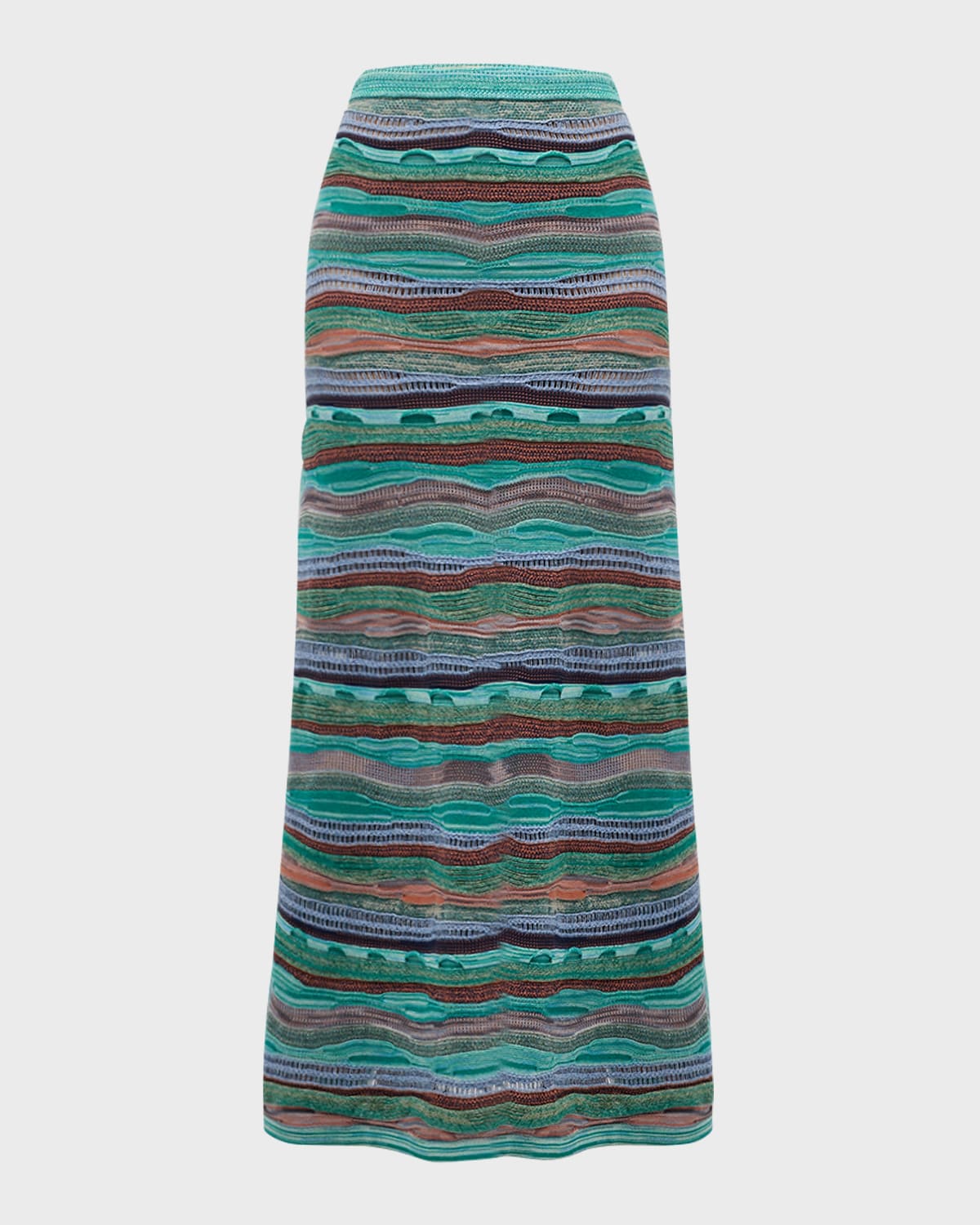 Ulla Johnson Rosen Multicolor Knit Maxi Skirt