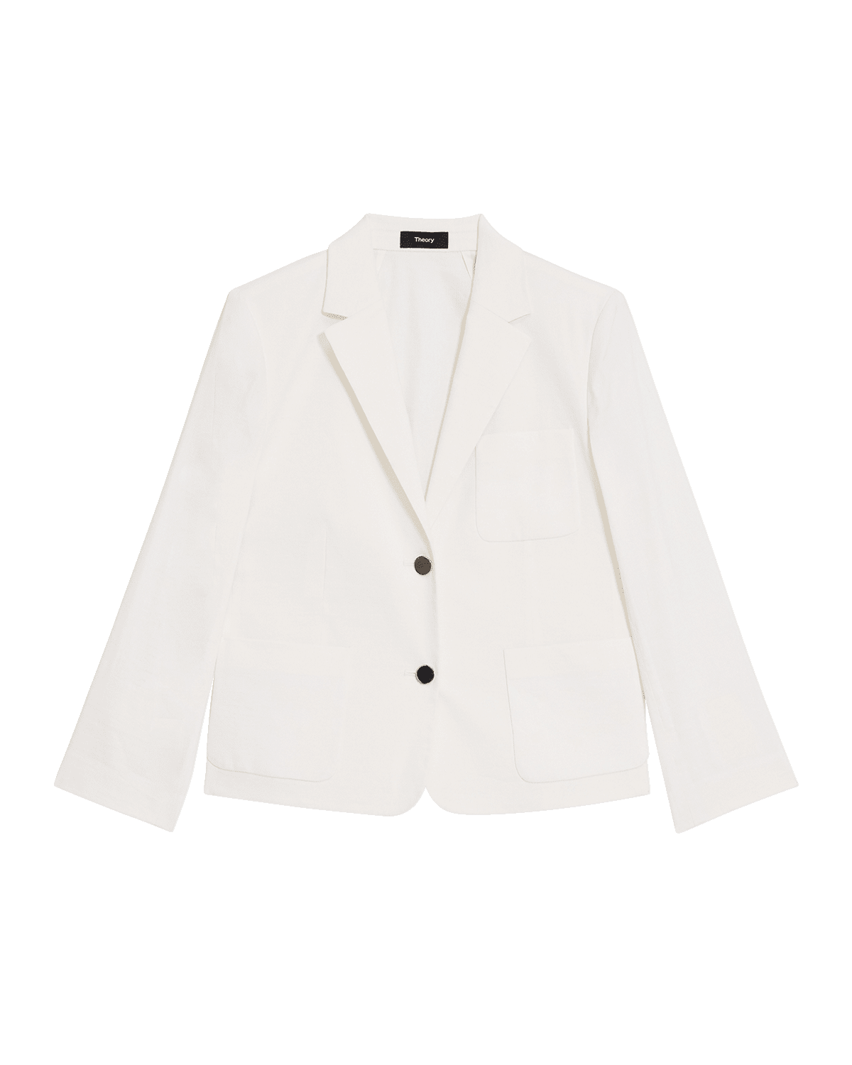 Theory Shrunken Patch-Pocket Blazer Jacket