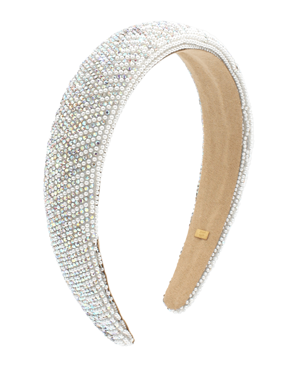 Bari Lynn Girl's Ombre Pearl/Crystal Headband