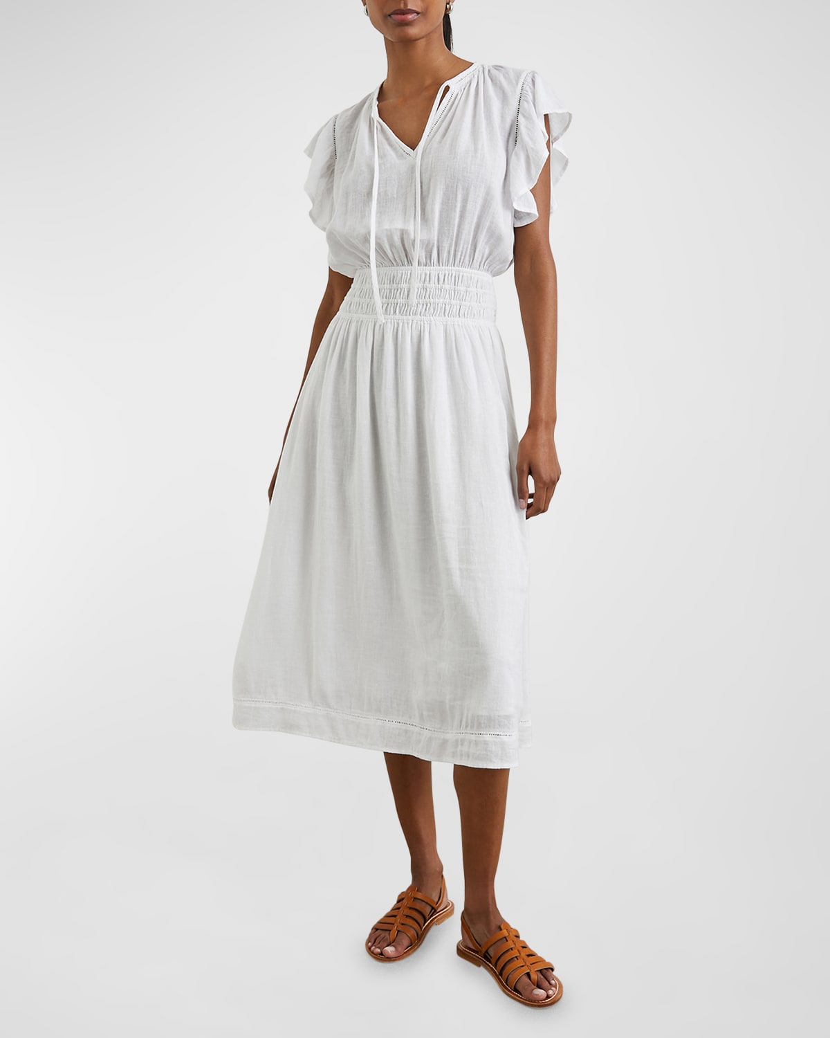 Rails Iona Ladder Lace Midi Dress