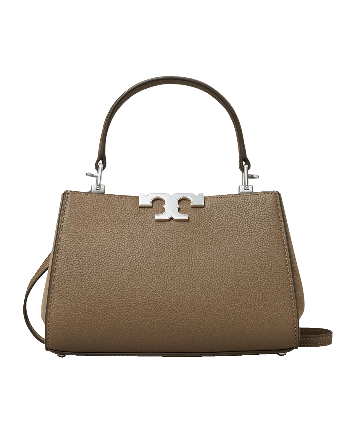 Tory Burch Eleanor Mini Pebbled Leather Satchel Bag