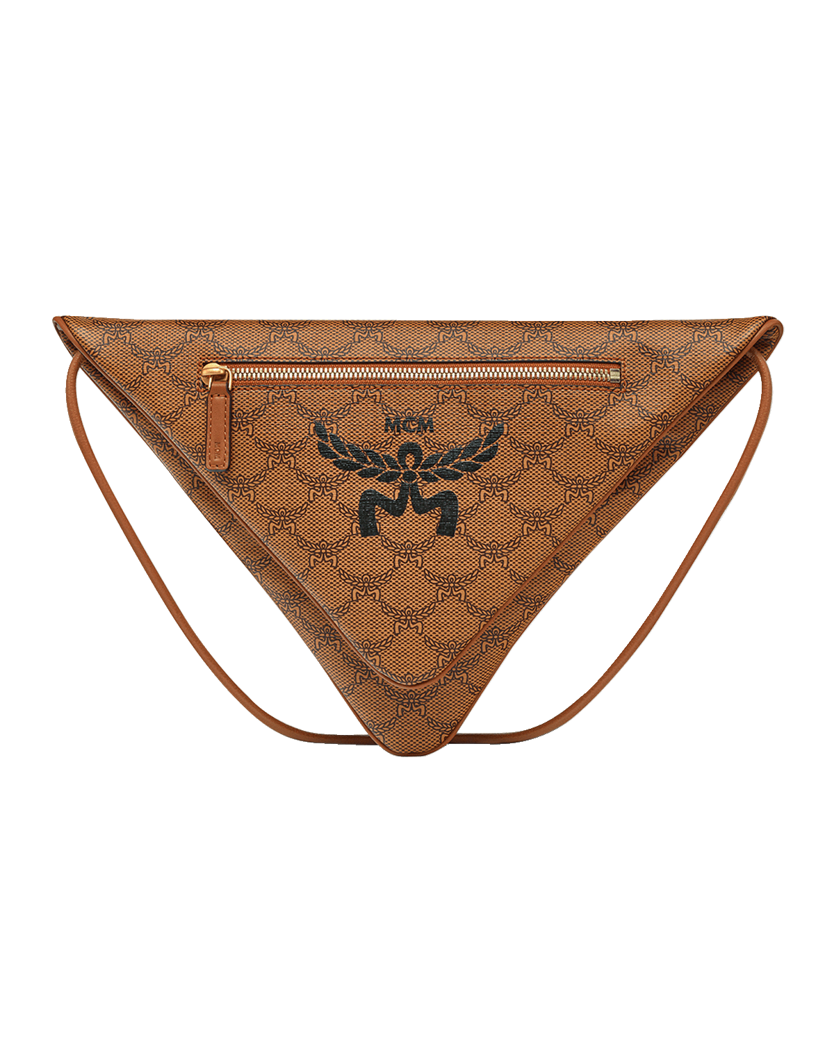 MCM Lauretos Visetos Canvas Pouch Shoulder Bag