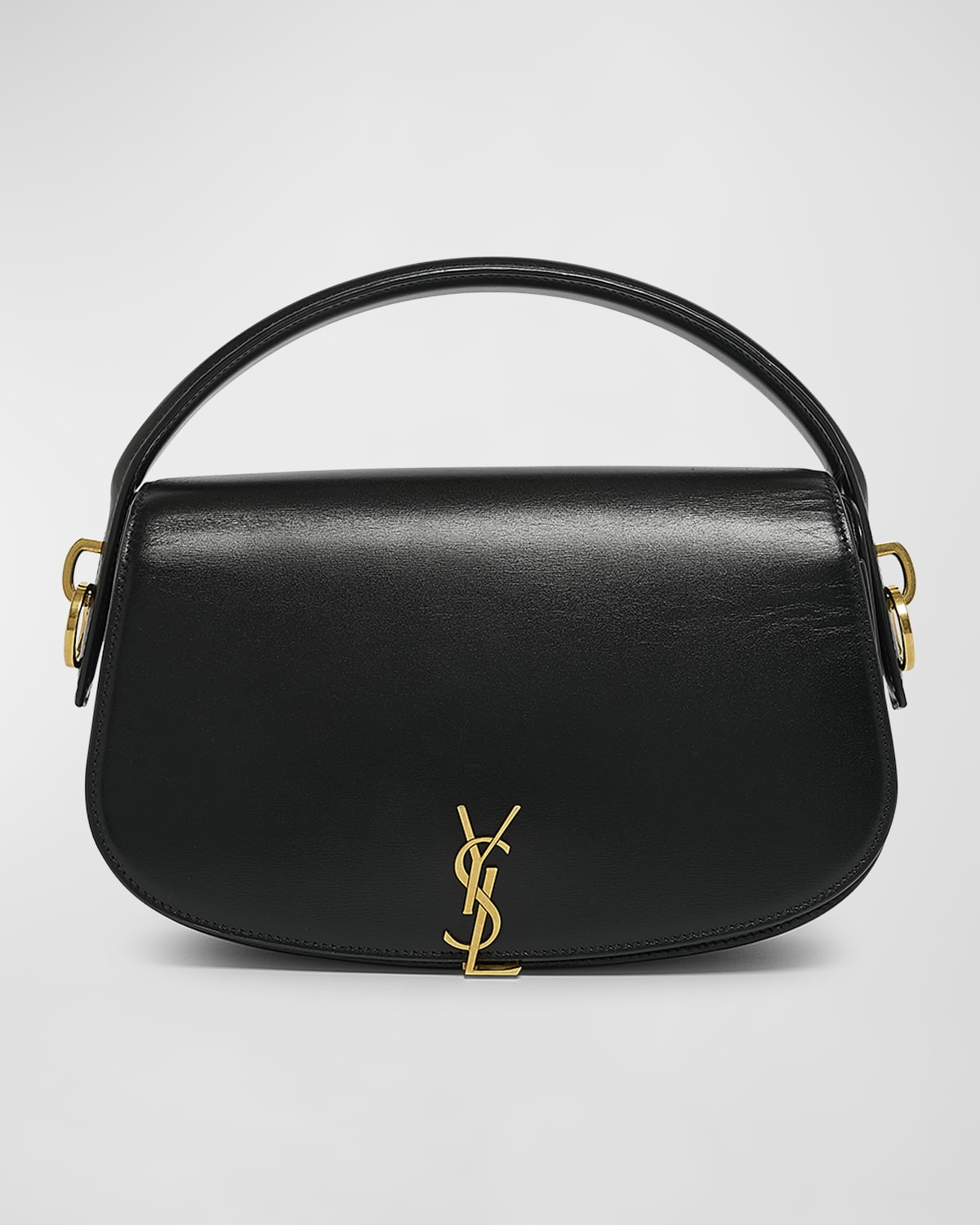 Saint Laurent YSL Flap Crossbody Bag in Leather