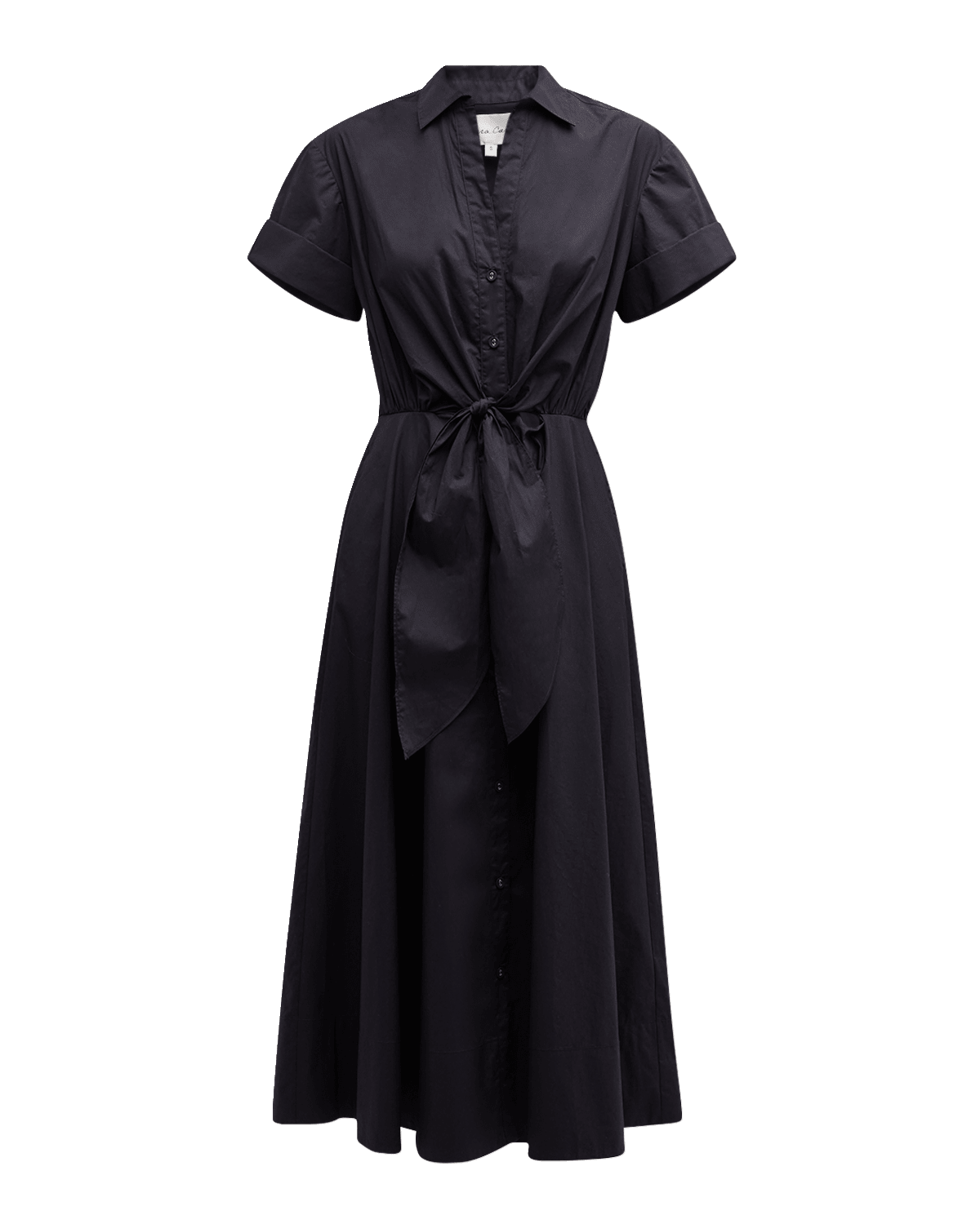 Cara Cara Asbury Self-Tie Waist Cotton Poplin Midi Dress