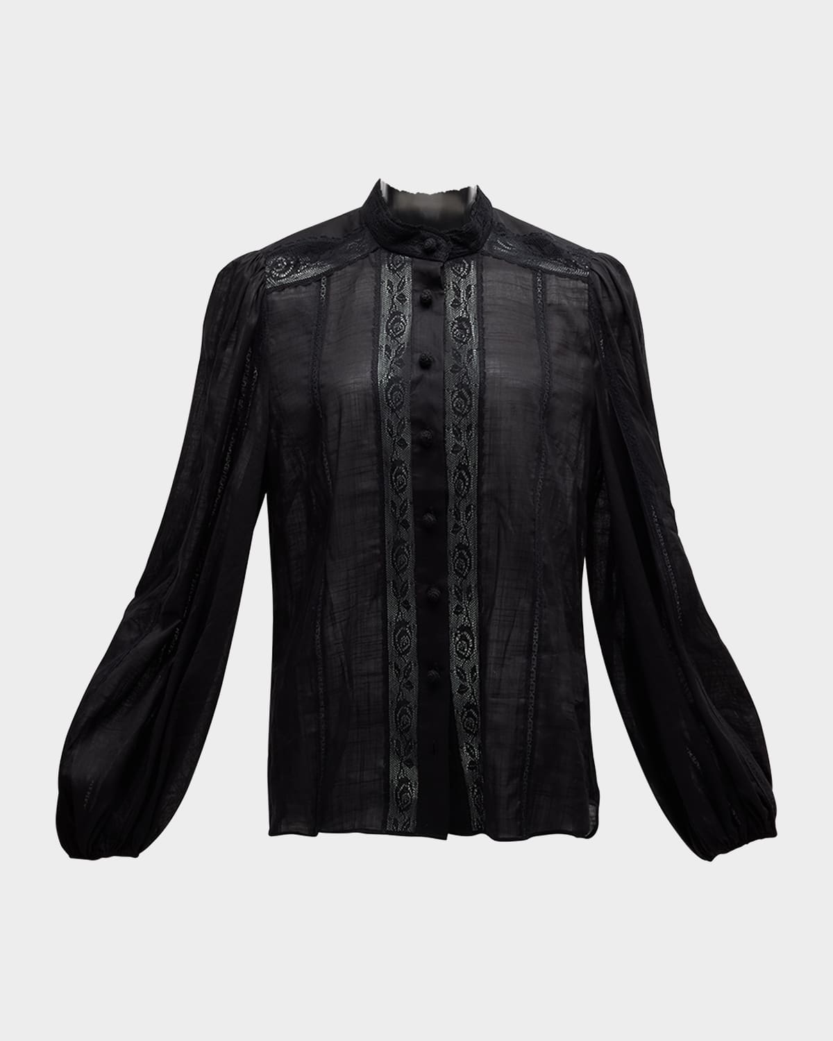 Zimmermann Halliday Lace Trim Shirt